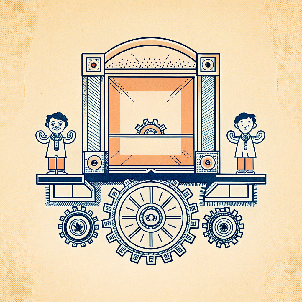 Illustration of a boomerang returning along a dotted arc to a tiny person holding out a hand