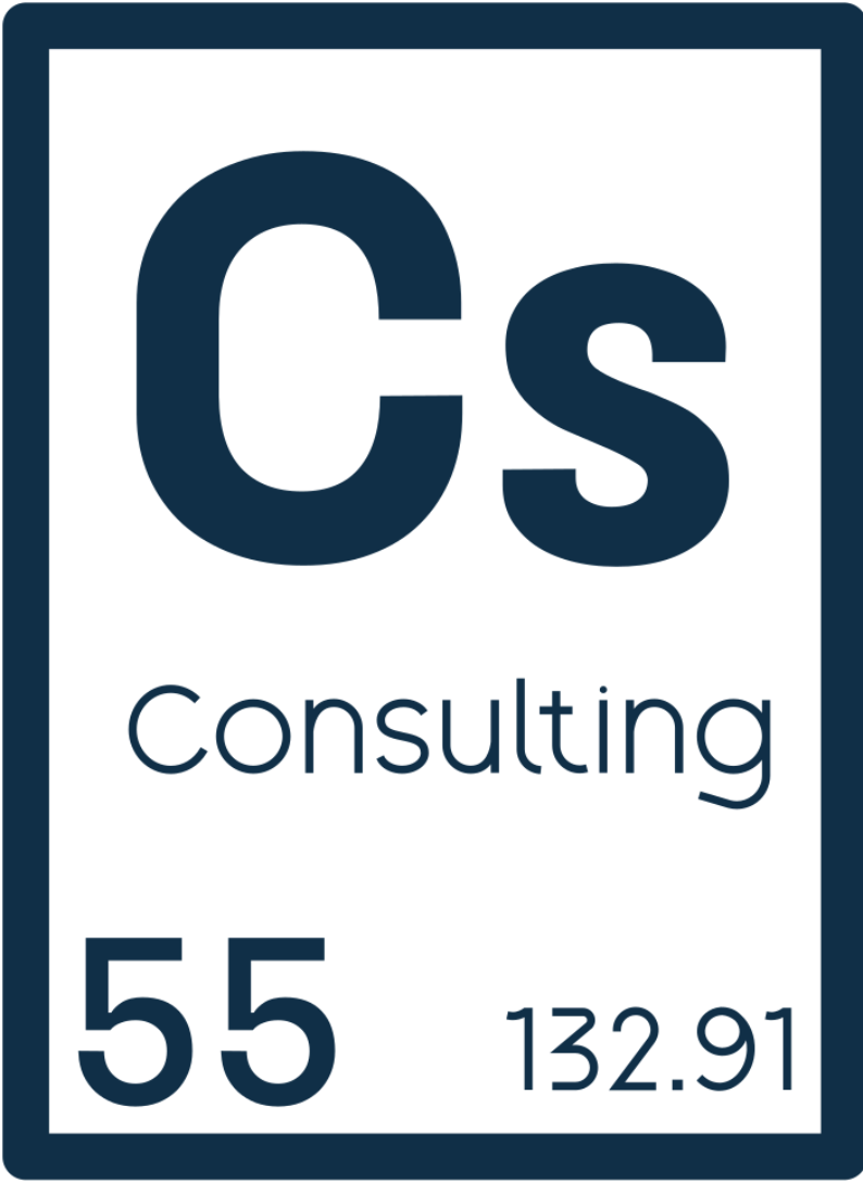 Periodic-table style tile: Cs for Consulting